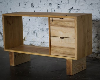 Cherry-& Ash Solid wood Modern Cabinet