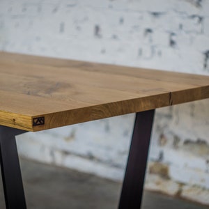 Modern Artisan Oak Dining table image 5