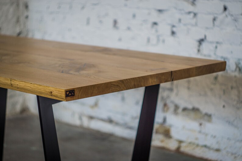 Modern Artisan Oak Dining table image 5