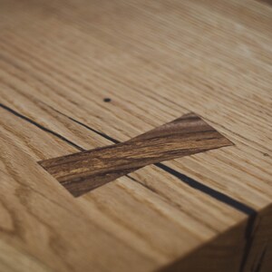 Modern Artisan Oak Dining table image 6