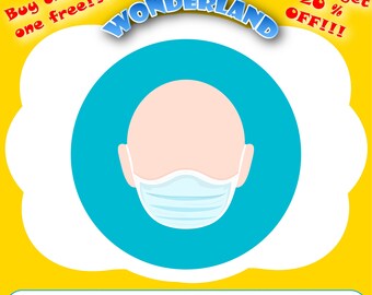 Download Free Facial Mask Clipart Etsy SVG Cut Files