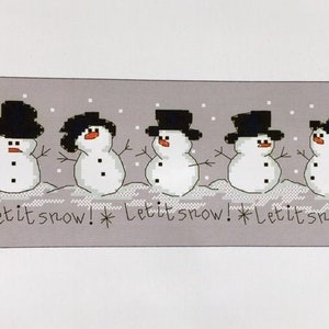 Instant Download - Cross Stitch Pattern - Let it Snow