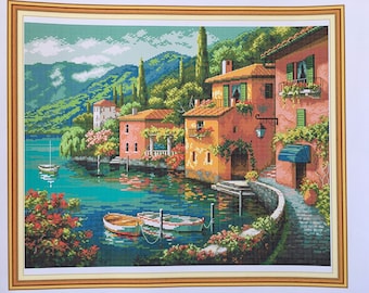 Cross Stitch Kit Holiday Village