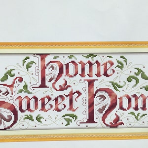 Cross Stitch Kit Home Sweet Home