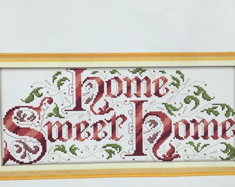 Cross Stitch Kit Home Sweet Home