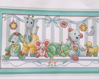 Cross Stitch Kit Baby Toys in the Nursery