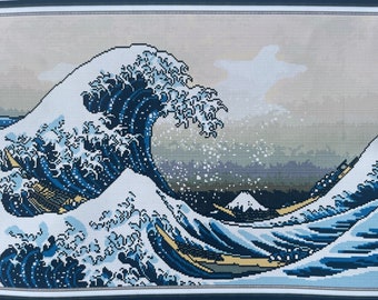 Cross Stitch Kit Great Wave