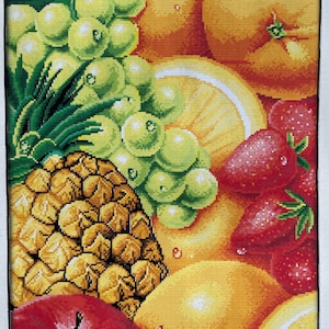 Cross Stitch Kit Fruit