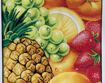 Cross Stitch Kit Fruit