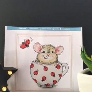 Cross stitch kit Cute Mouse