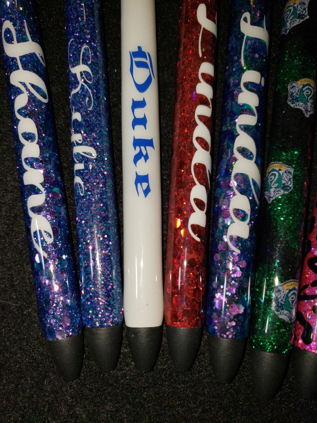 CUSTOM Refillable Glitter GEL Ink Pens - Etsy
