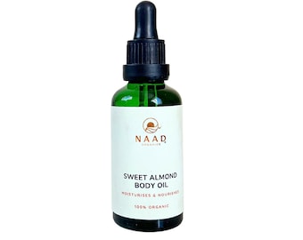 Organic Cold-Pressed Sweet Almond Oil
