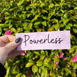 Chestnut Springs - Powerless Bookmark