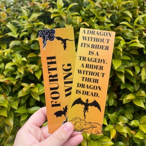 Fourth Wing Bookmark