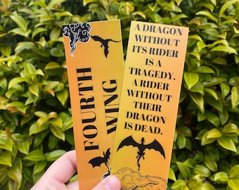 Fourth Wing Bookmark