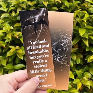 Fourth Wing Bookmark - Xaden Riorson