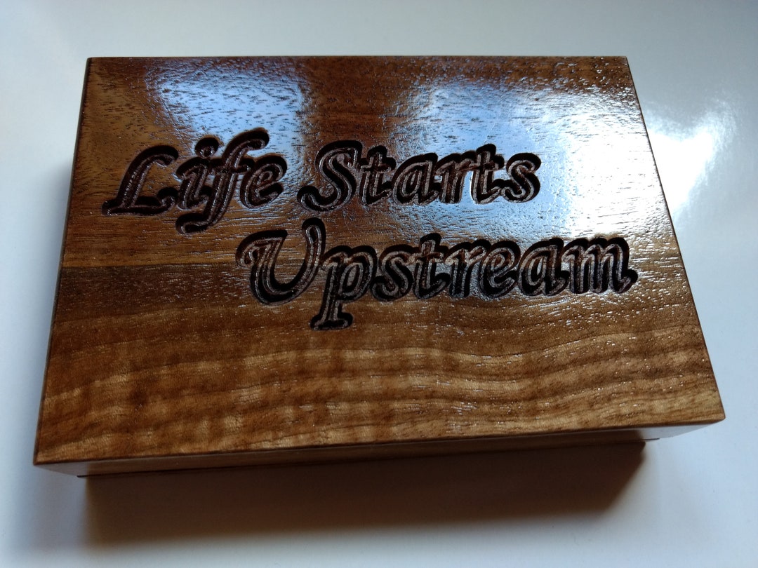 Black Walnut Fly Box - Etsy