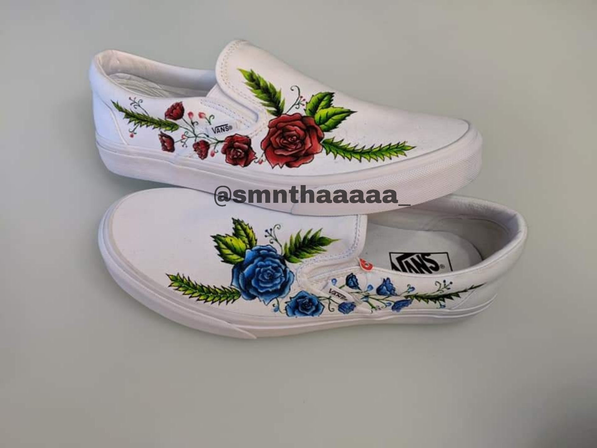Rose painted deals vans
