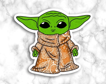 Baby Yoda Sticker, Baby Yoda Vinyl Decal, Baby Yoda Child, Baby Yoda Vinyl Decal Sticker, Yoda Child, laptop Sticker, phone sticker,