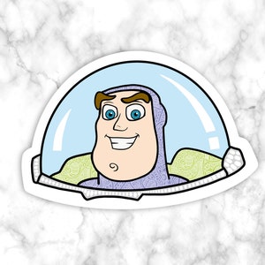 Buzz Sticker, Toy Story Sticker, Toy story Buzz Sticker, Cartoon Character Sticker, laptop Sticker, phone sticker, kids Sticker, Friend Gift
