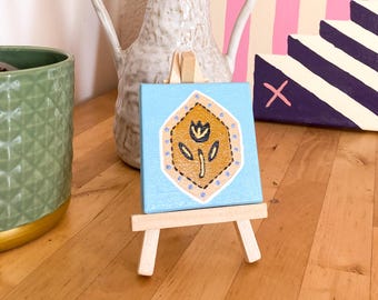 Acrylic painting on canvas, original work, unique model, for wall decoration