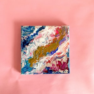 Pintura acrílica sobre tela, obra original, modelo único, para decoração de parede
