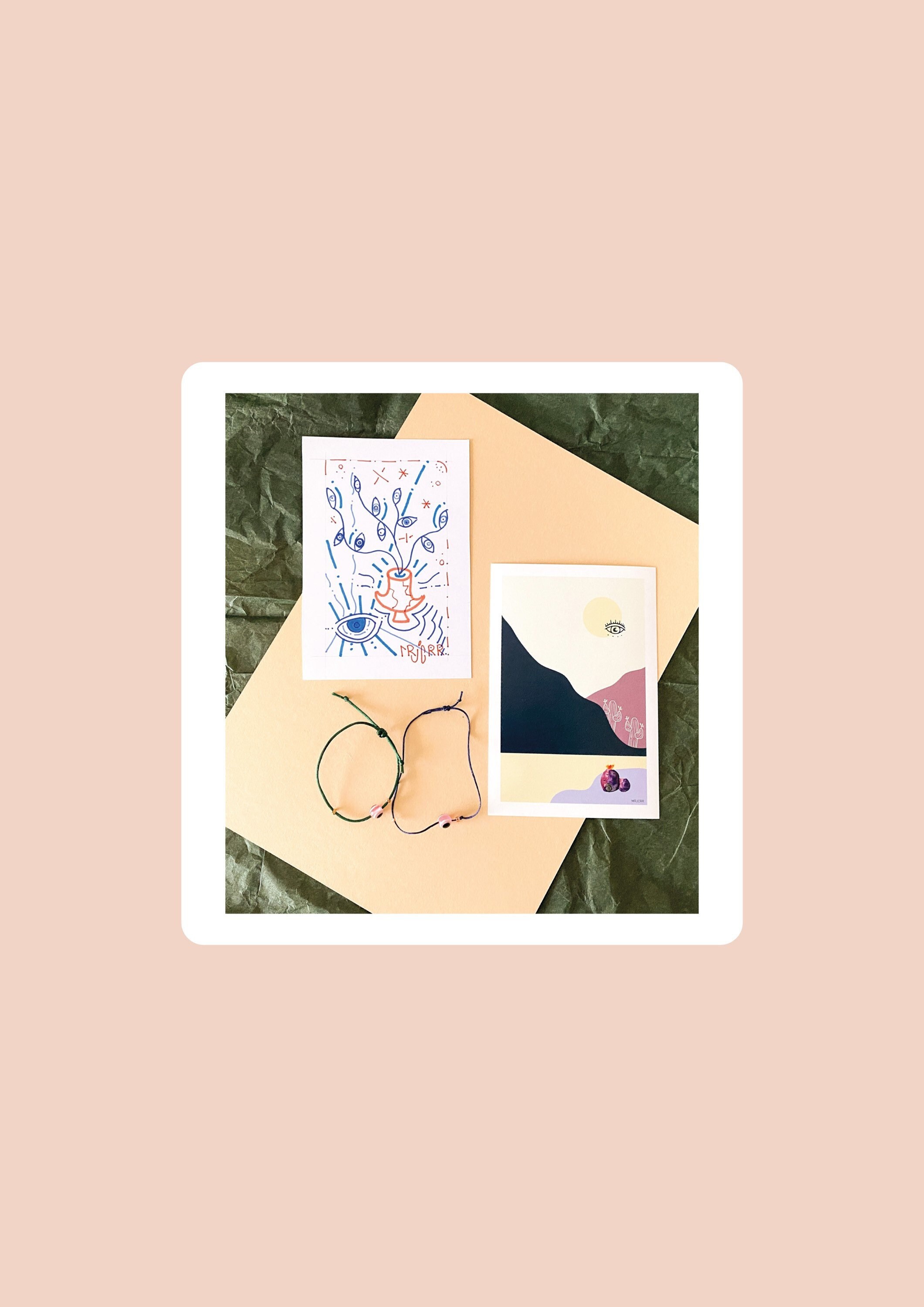 Box Ephémère, Illustrations et Bracelet , à Offrir