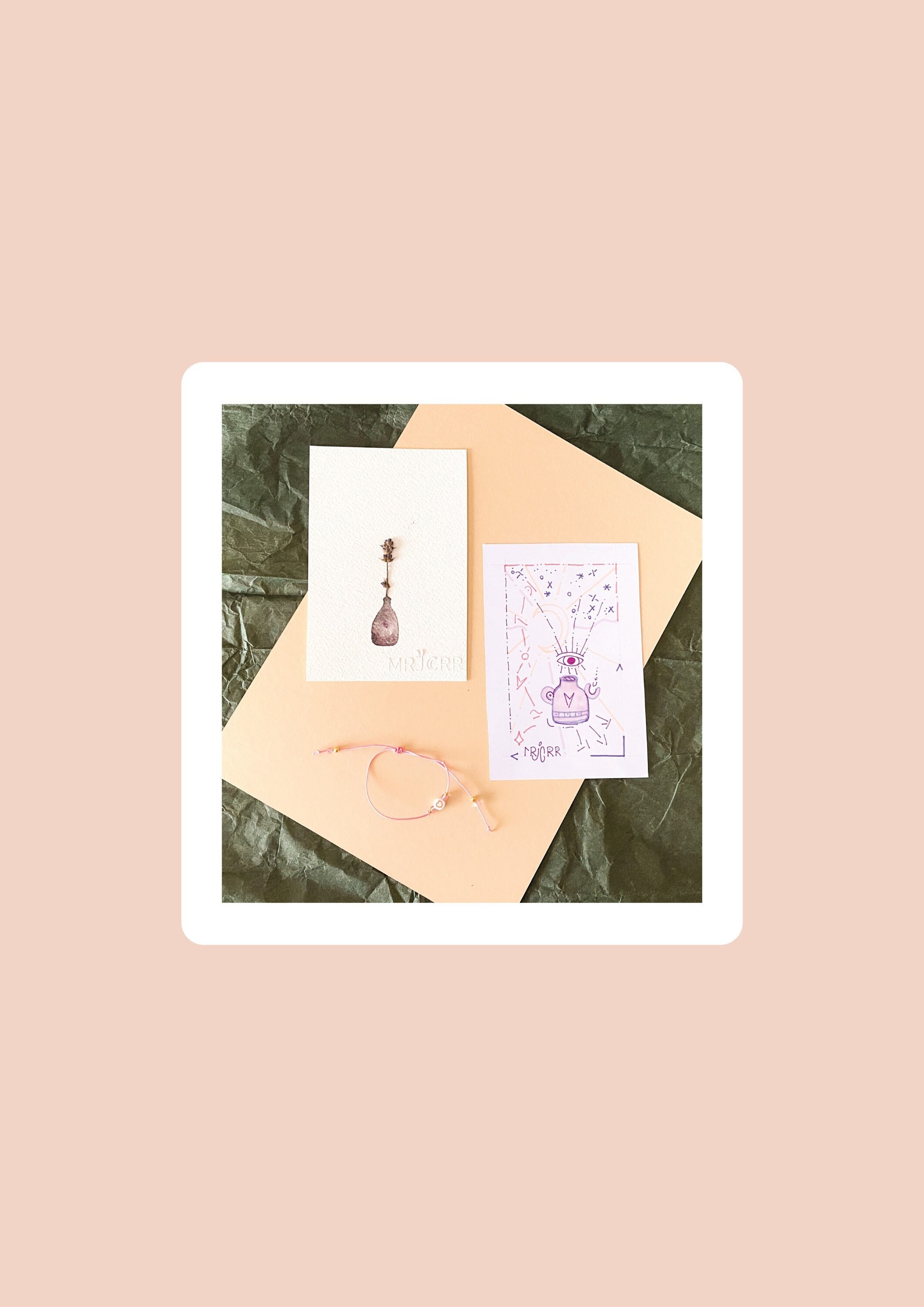 Box Ephémère, Illustrations et Bracelet , à Offrir