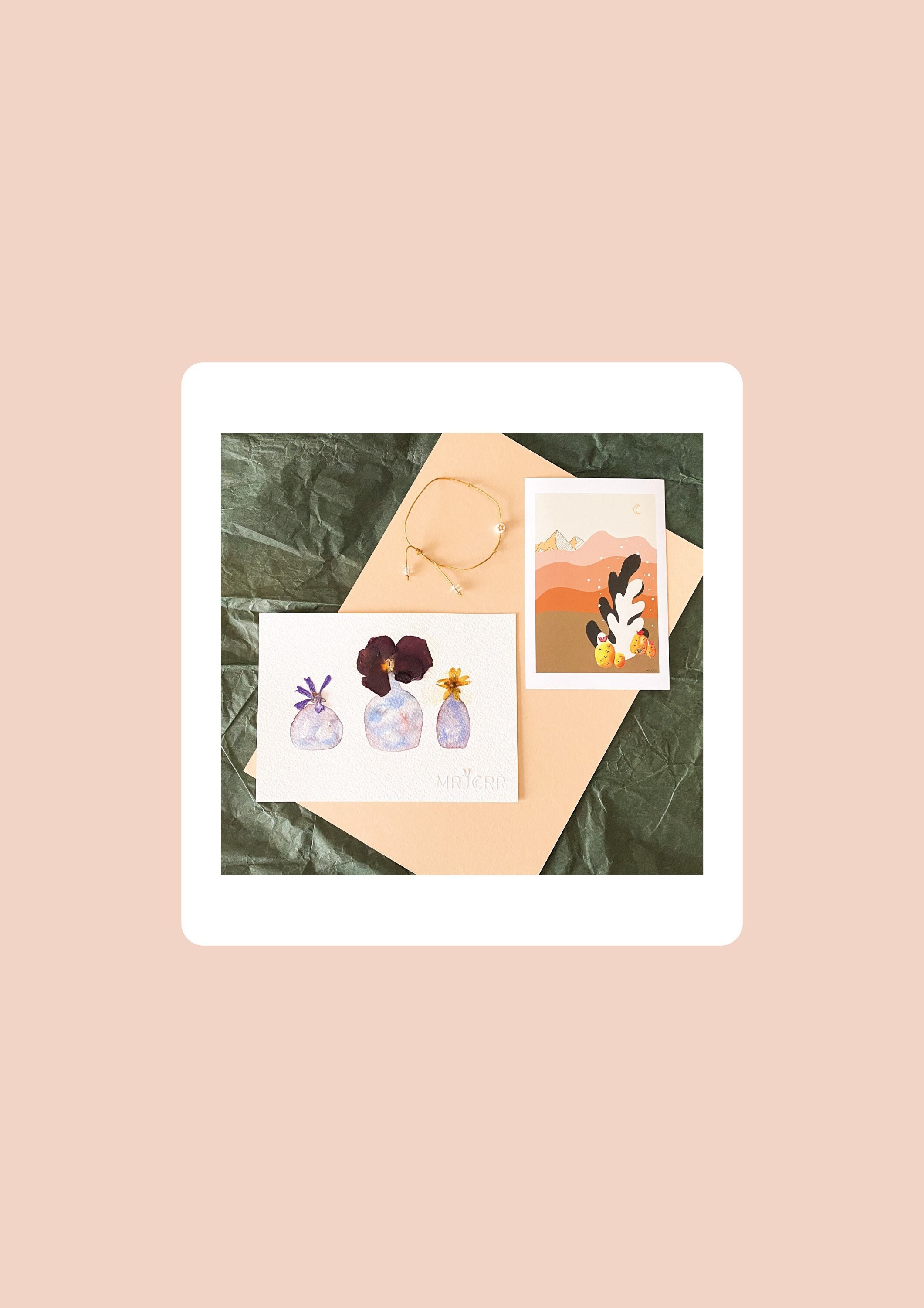 Box Ephémère, Illustrations et Bracelet , à Offrir