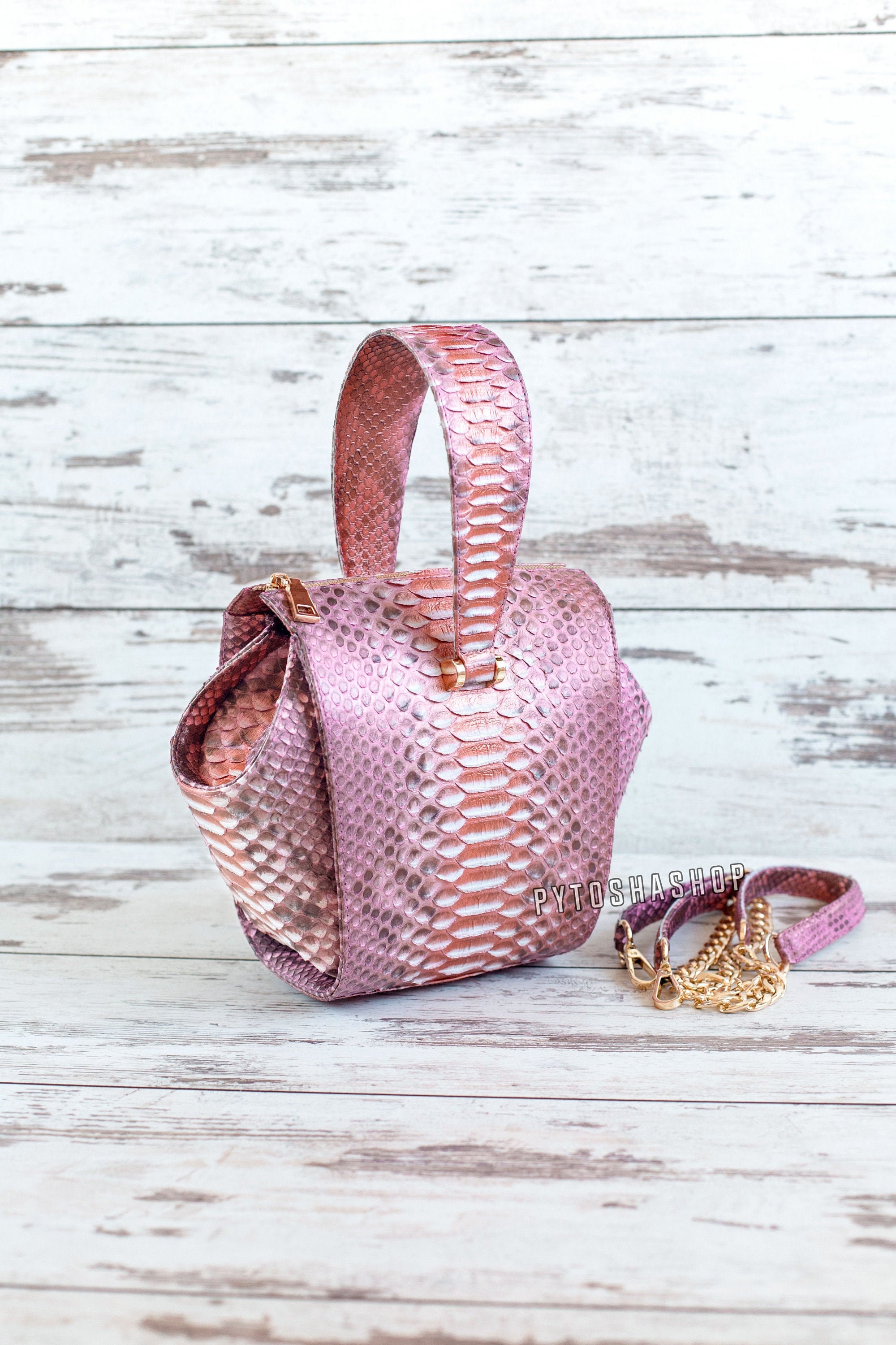 snakeskin pink