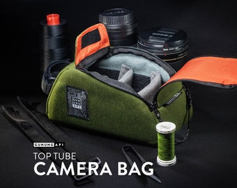 Top Tube Camera Bag - sacoche photo bikepacking.