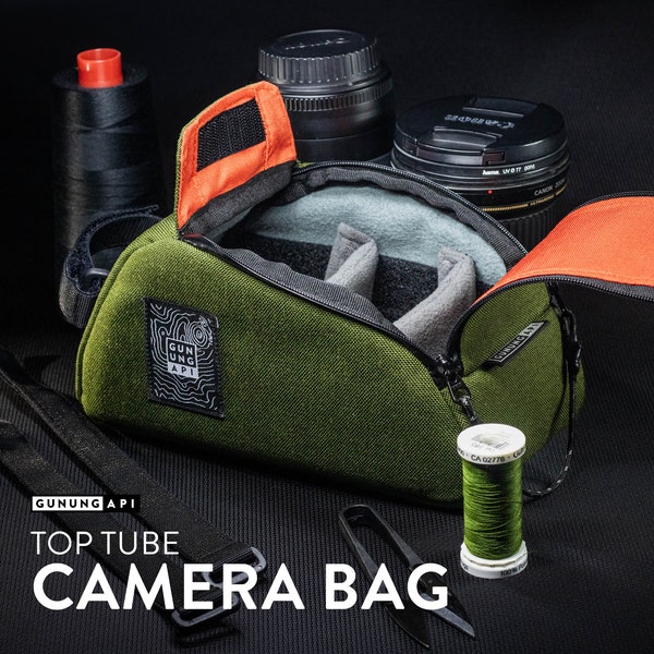 Top Tube Camera Bag - sacoche photo bikepacking.