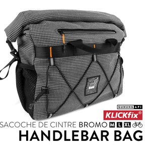 Sacoche de guidon fixation KlickFix / 10L / 400g / BROMO résistant à l'eau M/L/XL image 1