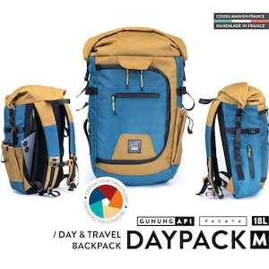 Rolltop Backpack 18L / 900g / Urban - hiking / Water-resistant PACAYA 18L