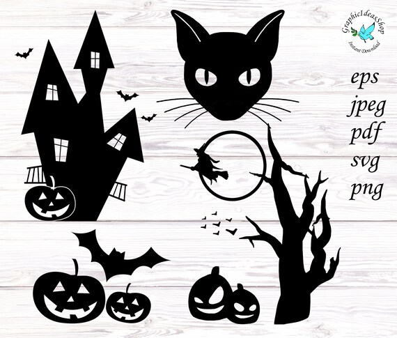 Download Halloween Svg Halloween Design Svg Halloween Png Clipart Etsy