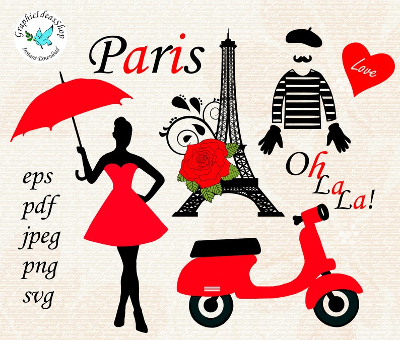 Download Eiffel Rose Lady Stencil Eiffel Tower Svg Rose Clipart Svg Set Paris Svg Eiffel Tower Design Svg Lady Paper Cut Lady In Red Pattern Visual Arts Craft Supplies Tools Vadel Com