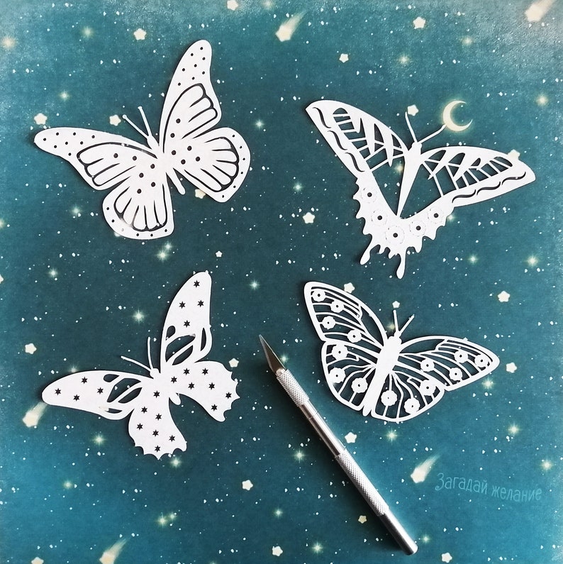 Silhouette cut file for cutting machines 18 Butterflies svg set butterflies design svg butterfly cut file svg dxf butterflies bundle svg