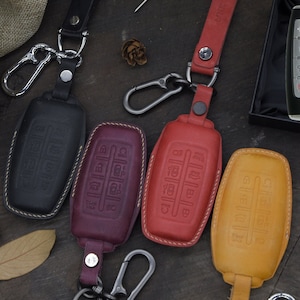 Key Fob Cover for (8 Buttons) GV70, GV80, G70, G80, G90 (2021-2022), Initials embossing