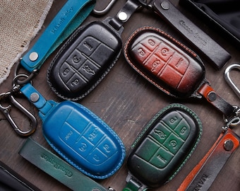 Key fob Cover fit for Challenger, Charger, Durangoo , Dart/ Compass, Grand Cheroke/ 200, 300 Personalized Keychain