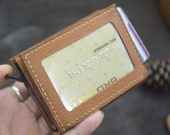 Pop-out Wallet, RFID protected wallet, mens wallet, Personalized Magnetic Wallet, Slim Magnet Wallet, Card Holder For Men, Custom Wallet