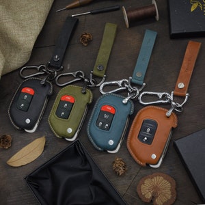 Schlüsselanhänger aus Leder für GGladiator Key (2, 3, 4 Buttons), personalisierter Schlüsselanhänger