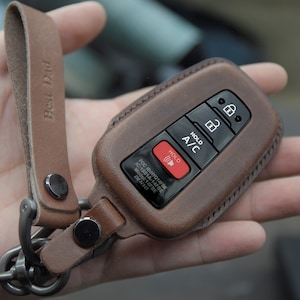 Key fob Cover Holder Prius Prime, RAV4,  Camry, Avalon, Corolla, C-HR, 2018-up, 86 GT Personalized Keychain