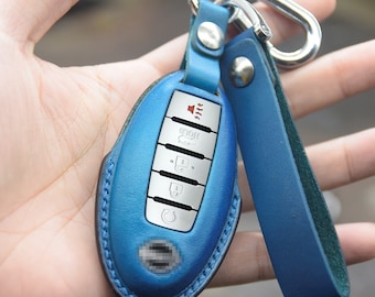 ontto 5-Button Smart Key Fob Cover Case Jacket Skin Holder Keychain Keyring Metal Silicone Key Shell Fit for Nissan Murano Maxima Lannia Qashqai Sunny Carbon Fiber Red ontto 5-Button Smart Key Fob Cover Case Jacket Skin Holder Keychain Keyring Metal Silicone Key Shell Fit for Nissan Murano Maxima Lannia Qashqai Sunny Carbon Fiber Red