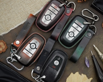 Key Fob Cover 3, 4, 5 Buttons for BRONC0, Explorer, Expedition, Edge, Escape, 150 Rraptor, 350 450 550 250, Fusion, Mustangs