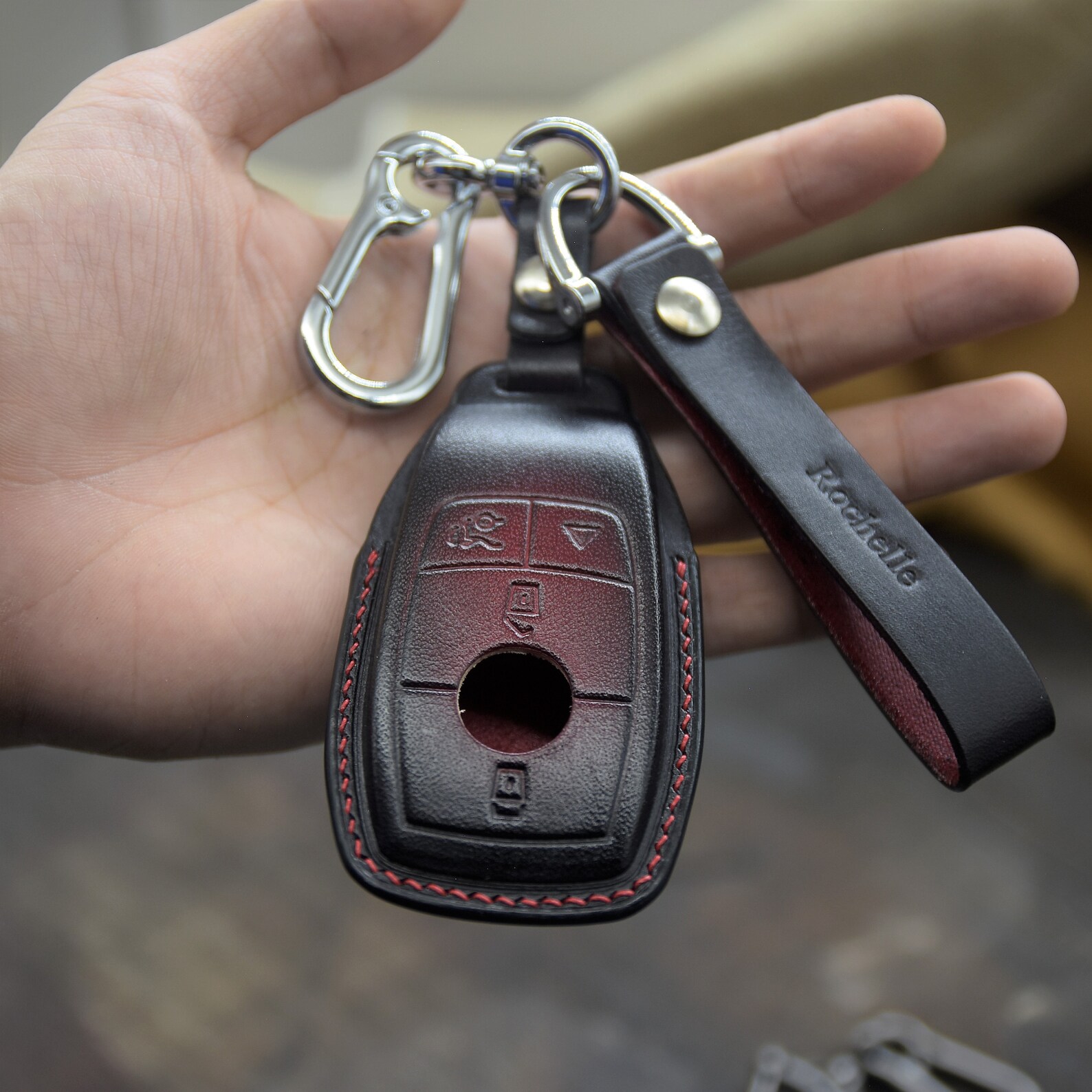 Fob Cover Leather with Keychain Protector Key case Compatible Etsy