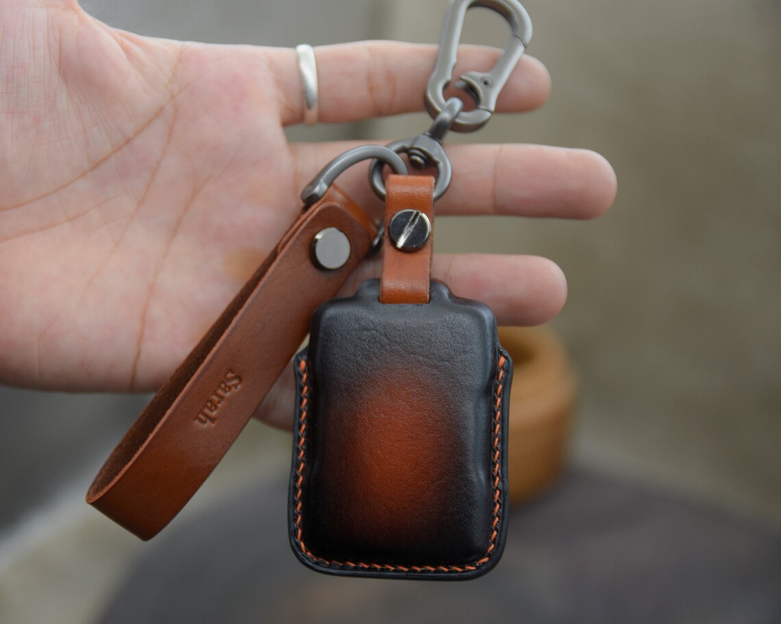 Leather Car Key fob Cover holder for Chevrolet Chevy Tahoe Etsy