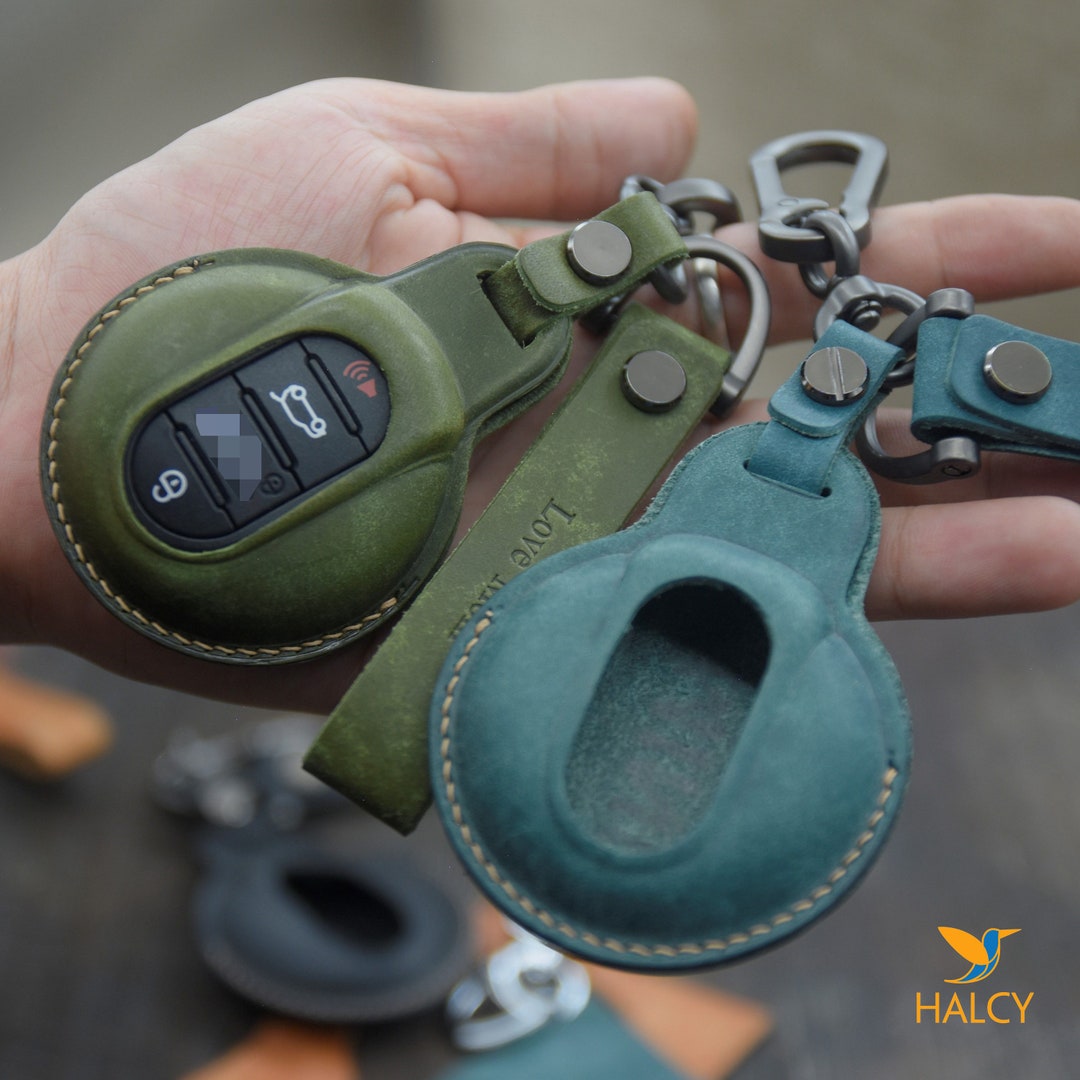 Buy Leather Key Fob Cover for Mini Cooper Personalized Keychain