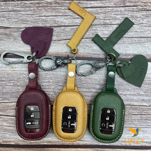 Key Fob Cover Holder fit for 2022 Accord, 2022 Civic, Personalized keychain