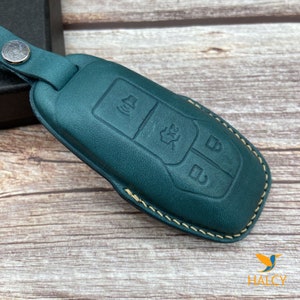 Leather Key Fob Cover Case For Dodge GMC RAM 1500 2019-2021 – 4, 5, Or 6 Button 3 thumbnail image