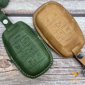 Leather Key Case for 2020-2025 1500, Ramcharger, 2500, 3500, ProMaster, 1500 REV - Custom Fob Gift